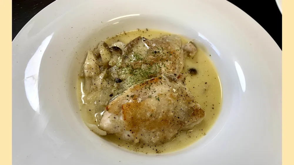 きのことチキンのクリームソテー