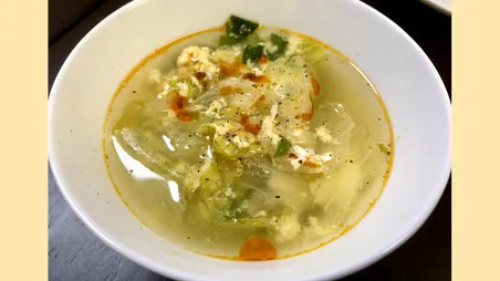 レタス酸辣湯(サンラータン)