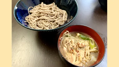 鶏もものつけ蕎麦