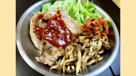 豚のピリ辛コチュジャン焼き