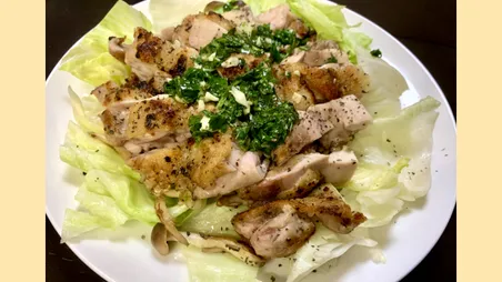 バジルチキンソテー