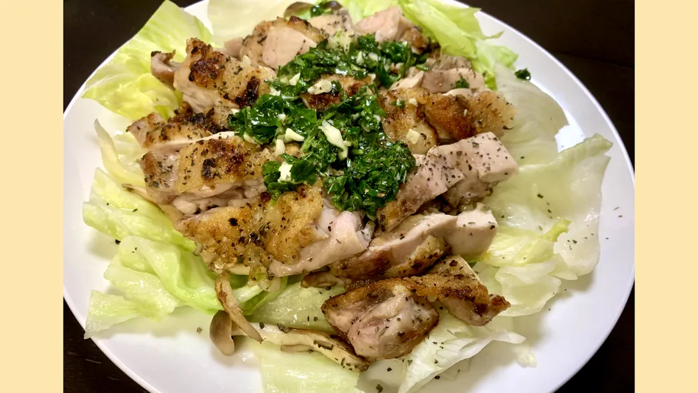 バジルチキンソテー