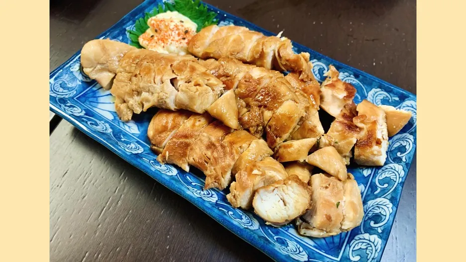 鶏ささみの漬け焼き