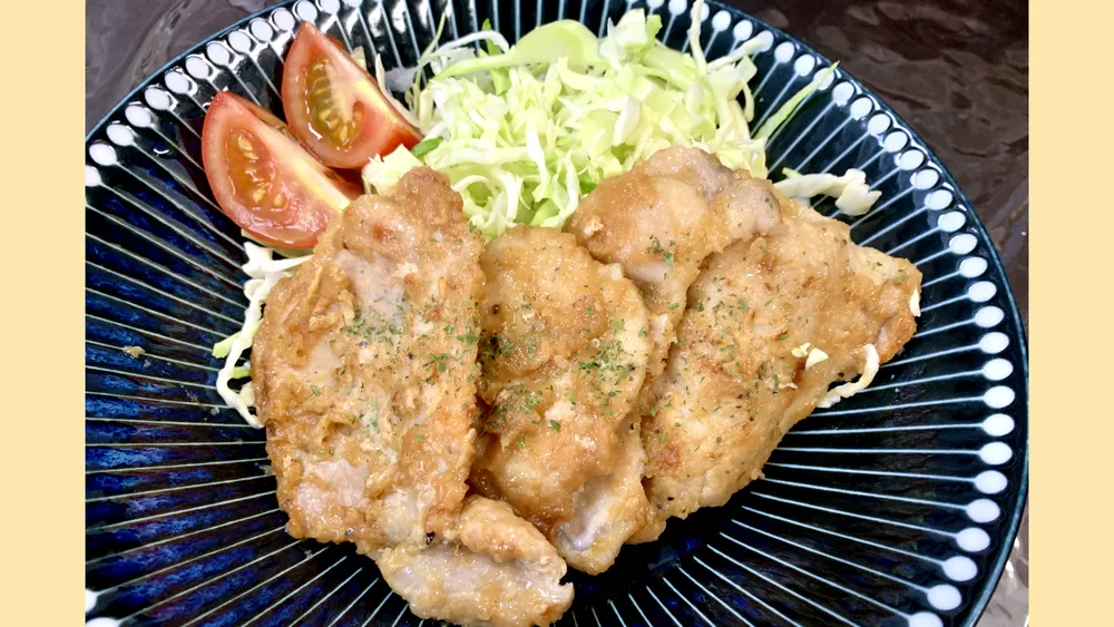 豚のオニオン生姜焼き