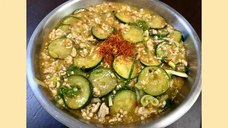 和風麻婆ズッキーニ
