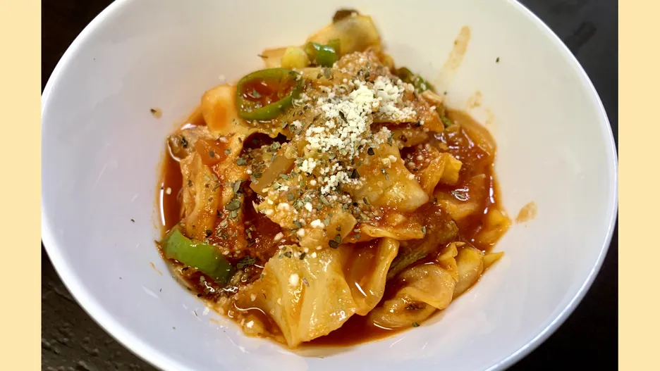 サバ缶のトマト煮込み