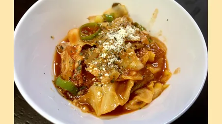 サバ缶のトマト煮込み