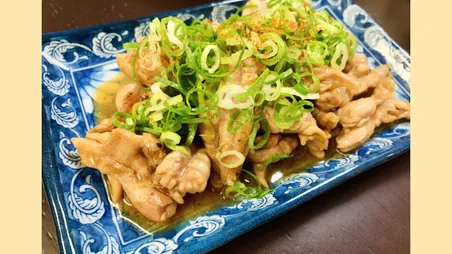 鶏せせりの柚子ぽん炒め