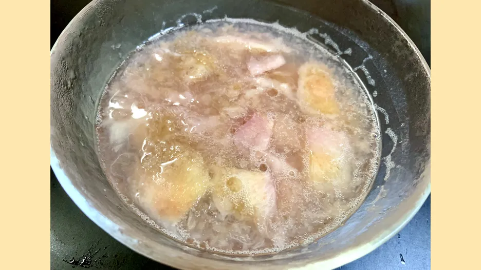 桃の炭酸ゼリー