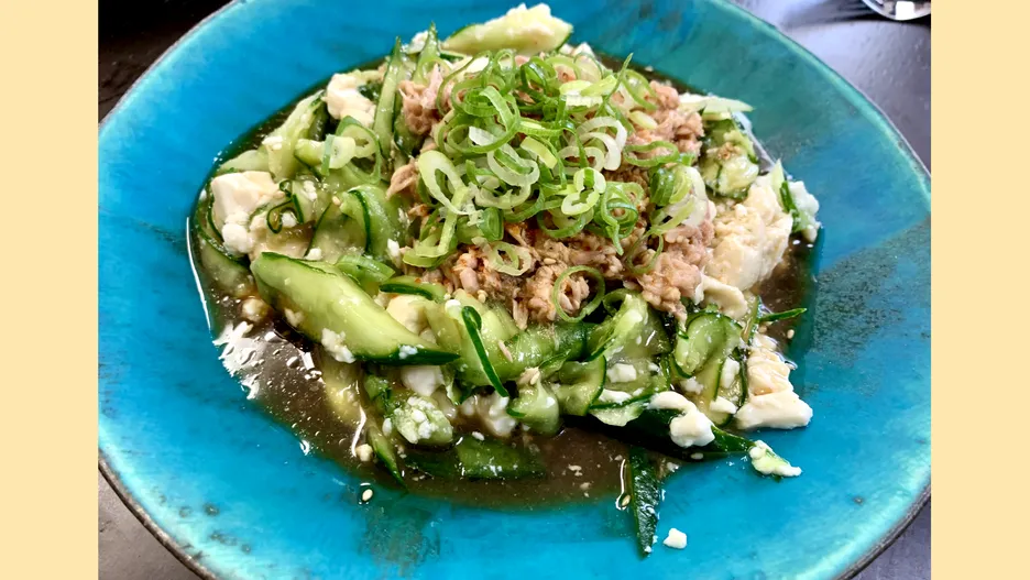 ツナときゅうりのさっぱりサラダ