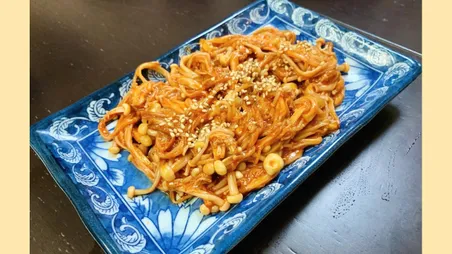 えのきのヤンニョム炒め