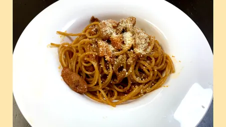 冷蔵庫整理ナポリタン