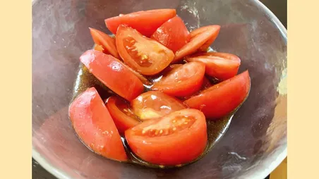 トマトのバルサミコマリネ