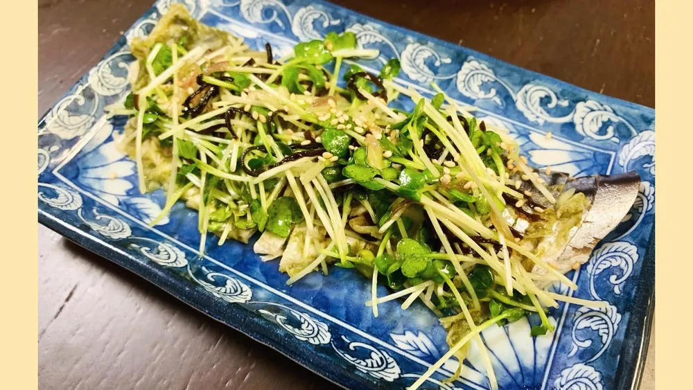 コストコのしめ鯖を使った和風カルパッチョ