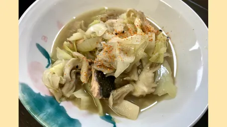 野菜たっぷり簡単石狩汁