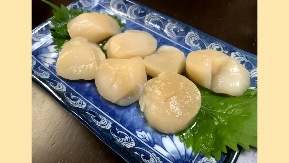 ホタテの白だし漬け