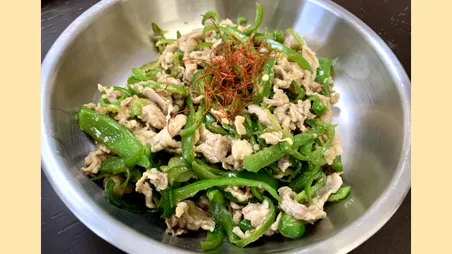 豚こまの青椒肉絲