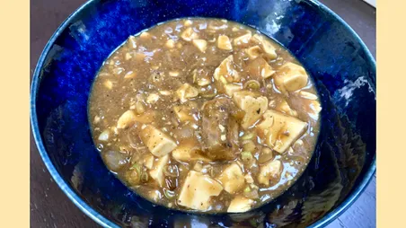 サバ缶の和風味噌麻婆豆腐