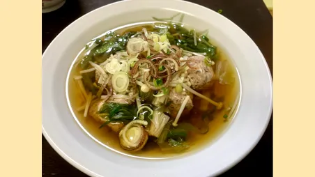 鰹のつみれ汁