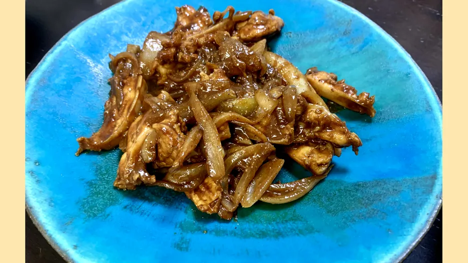 やげん軟骨の赤味噌ガーリックバター焼き