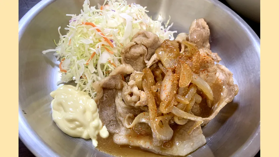 シンプルな豚の生姜焼き