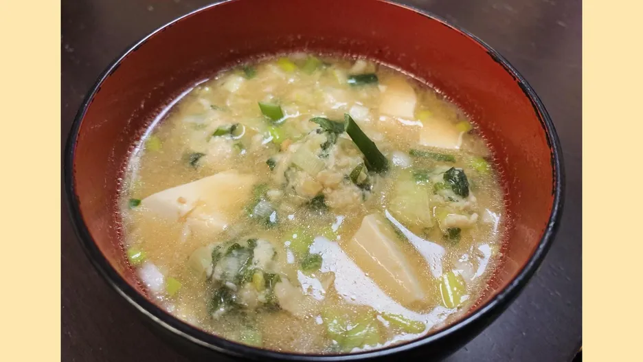 鶏むねつみれ汁