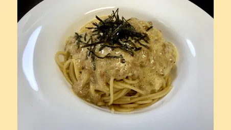 アンチョビ納豆パスタ