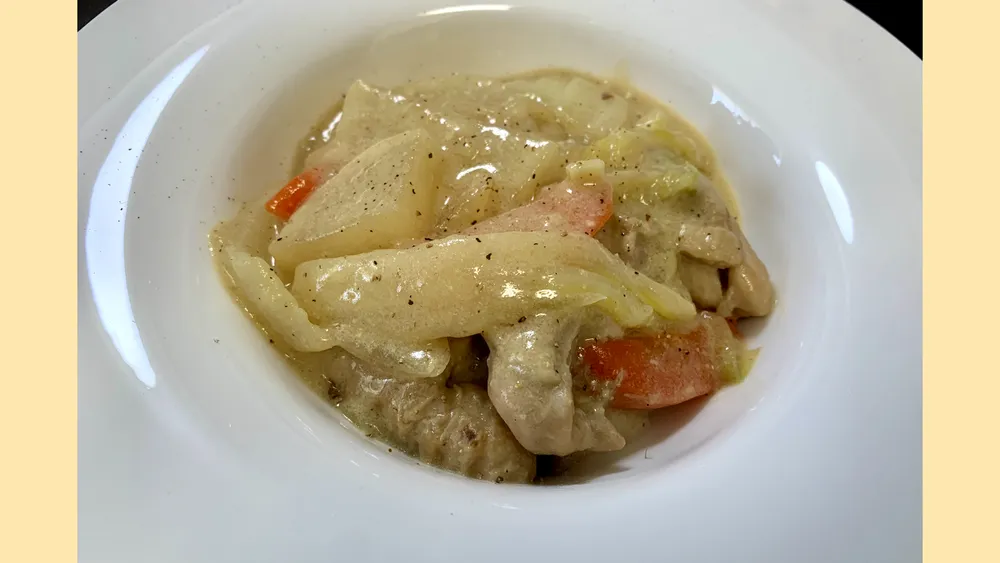 野菜たっぷり豆乳クリームシチュー