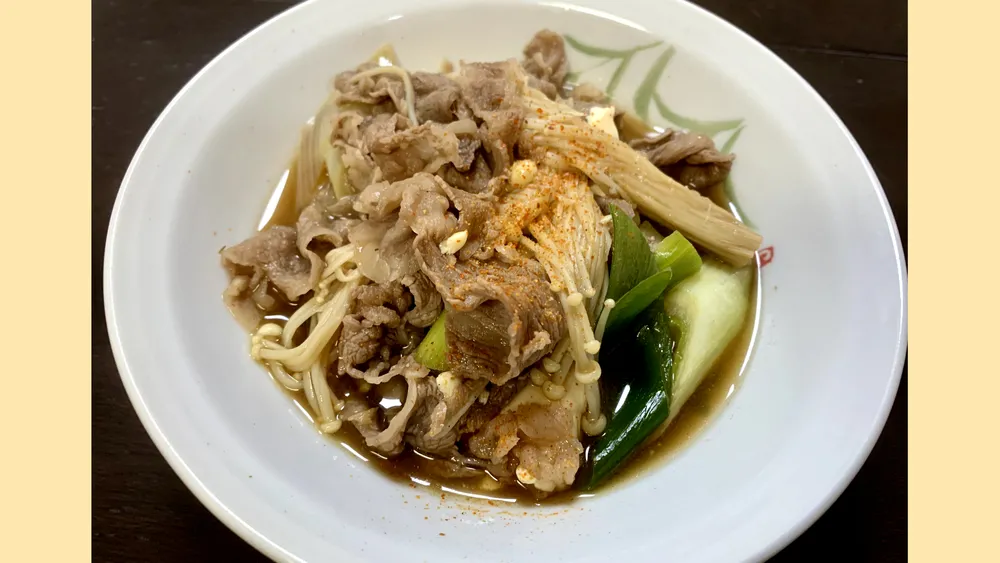 すき焼き風牛肉豆腐