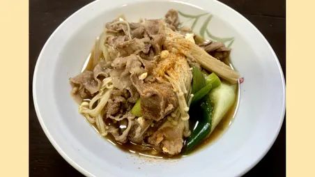 すき焼き風牛肉豆腐