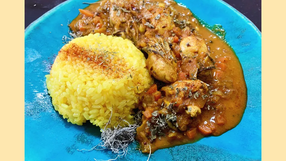 牡蠣の和だしスパイスカレー