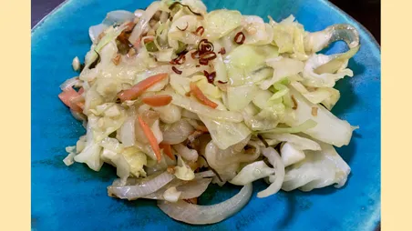 野菜炒めパックで作るアンチョビ野菜炒め