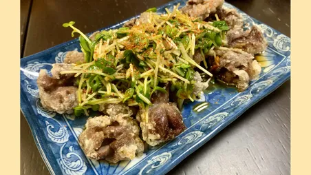 砂肝の油淋鶏
