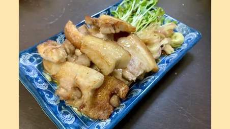 豚バラブロックのさっぱり焼き