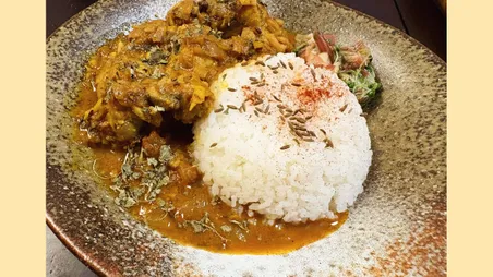 手羽元のスパイスチキンカレー