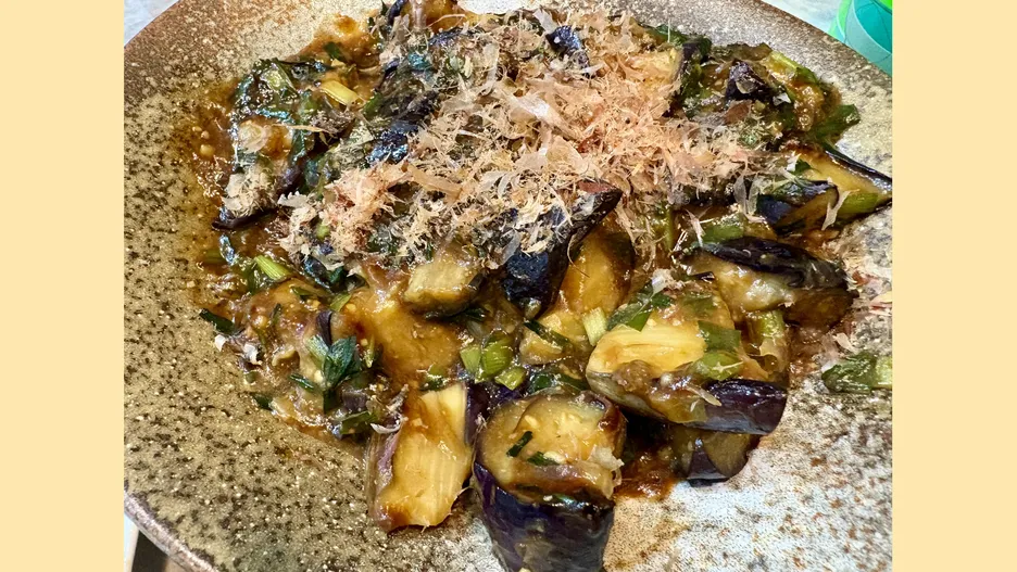 茄子の香味炒め