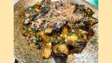 茄子の香味炒め