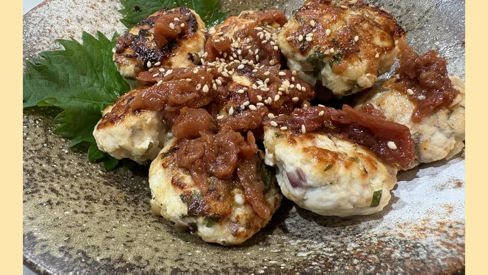 梅肉鶏つくね