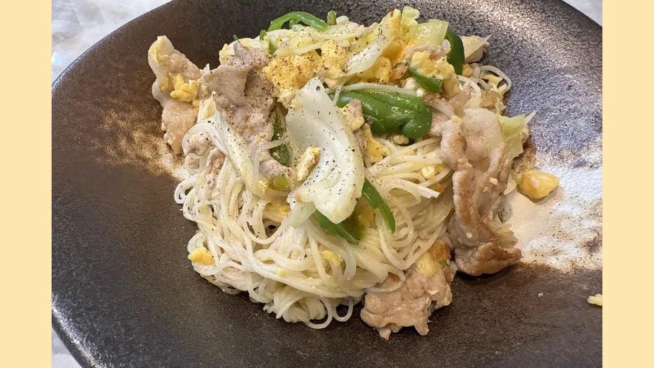 さっぱりそうめんチャンプルー