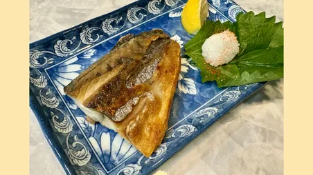 塩サバのさっぱり焼き