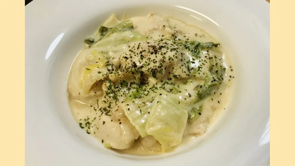 白菜たっぷり和風クリームシチュー