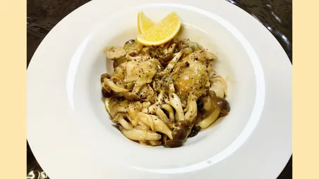 牡蠣のムニエル