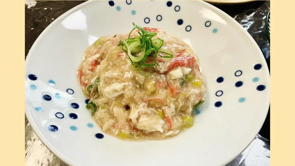 カニカマあんかけチャーハン