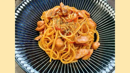 ピリ辛ミニトマトパスタ