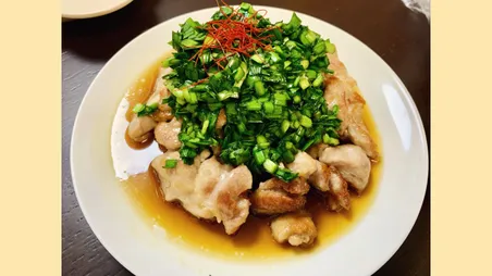 ニラだれ鶏