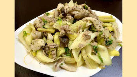 セロリとツナのサッパリ炒め