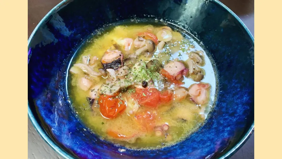 タコのアヒージョ