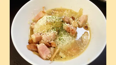 新玉ねぎのスープ